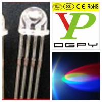 Straw Hat 3color LED Diode With Super Brightness