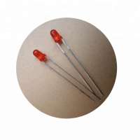 3mm diffused Red round dip power Led lamp 620nm - 625nm - 630nm