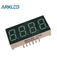 smallest 7 segment 4 digital led numeric display