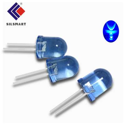 led 10mm water blue diffused aqua blue LED blue led light emitting diode super bright led rgb led 0.06w free sample products led