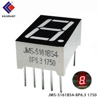 silsmart 2018 hot selling high quality OEM 0.56inch 1 digit red/blue color 7 segment led display