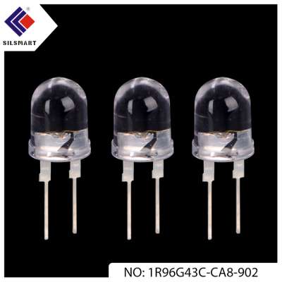 Silsmart high intensity 10mm round shaped ultra green LED diode 3.0v-3.4v