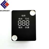 2020 Silsmart new design customized 7 segment led digital display for RO reverse osmosis water purifier